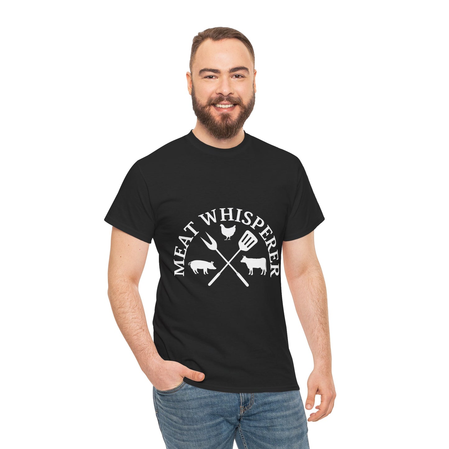 The Official Meat Whisperer T-Shirt: Dad's Ultimate Grilling Uniform