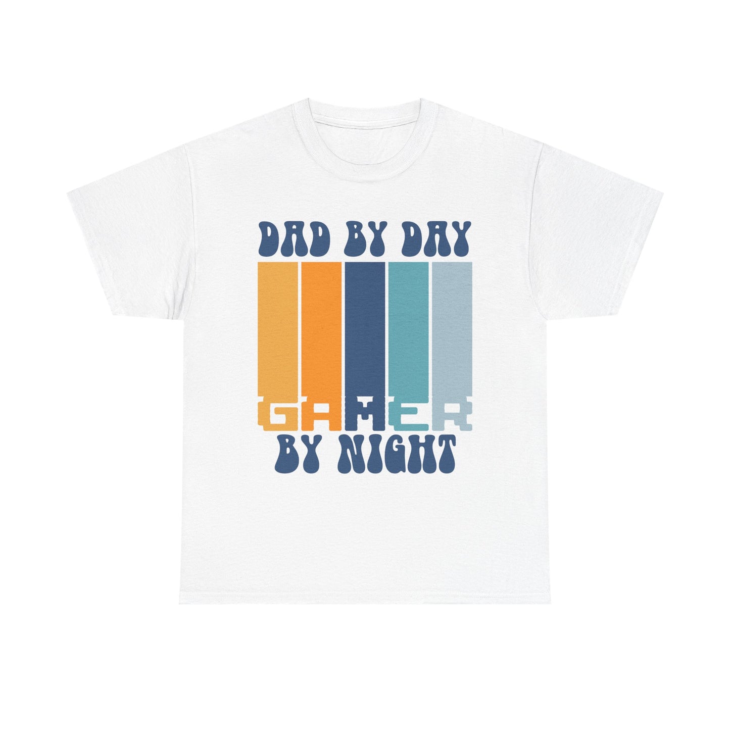 Retro Gen X Dad by Day Gamer by Night T-shirt