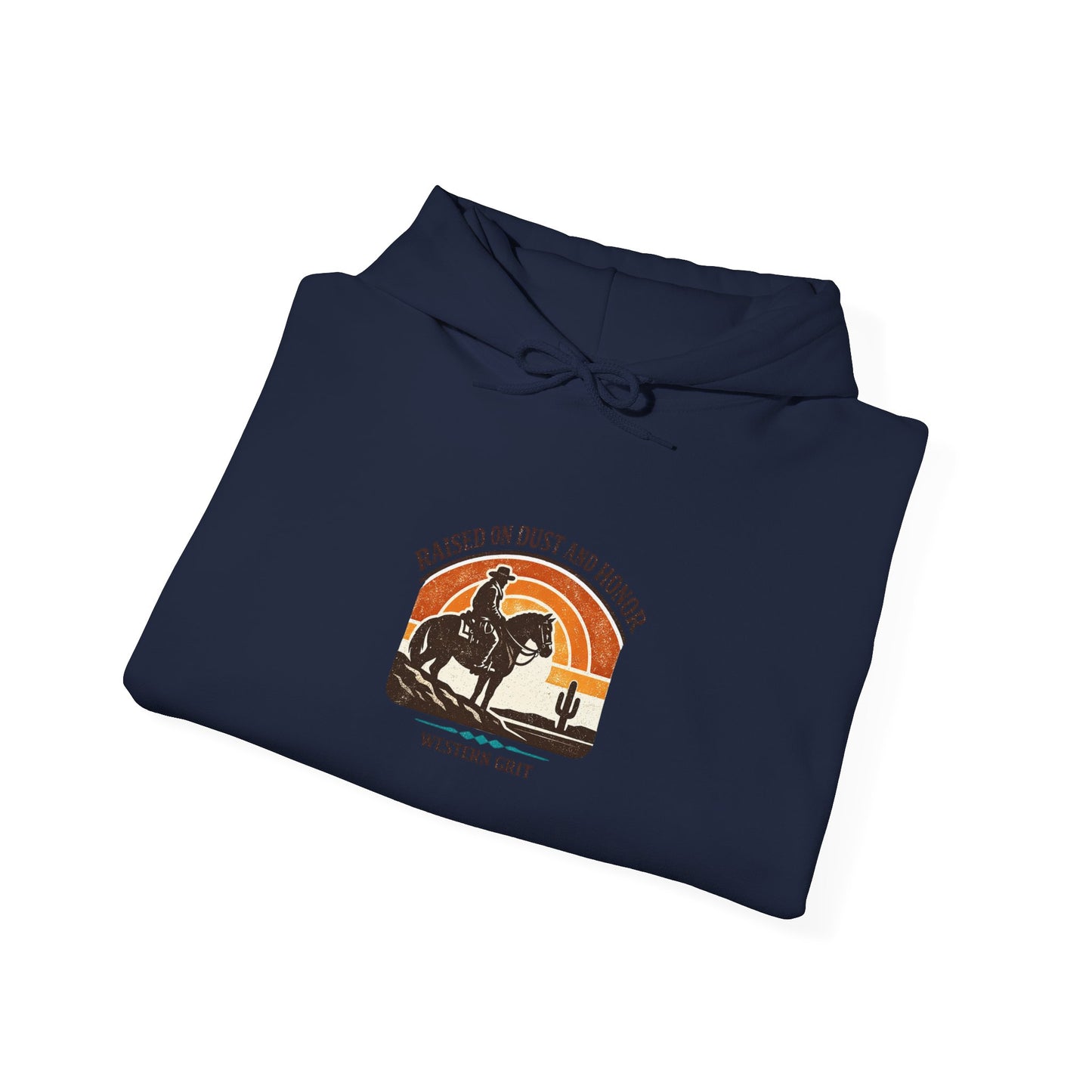 Western Cowboy Frontier Hoodie | Americana vintage rodeo sweatshirt