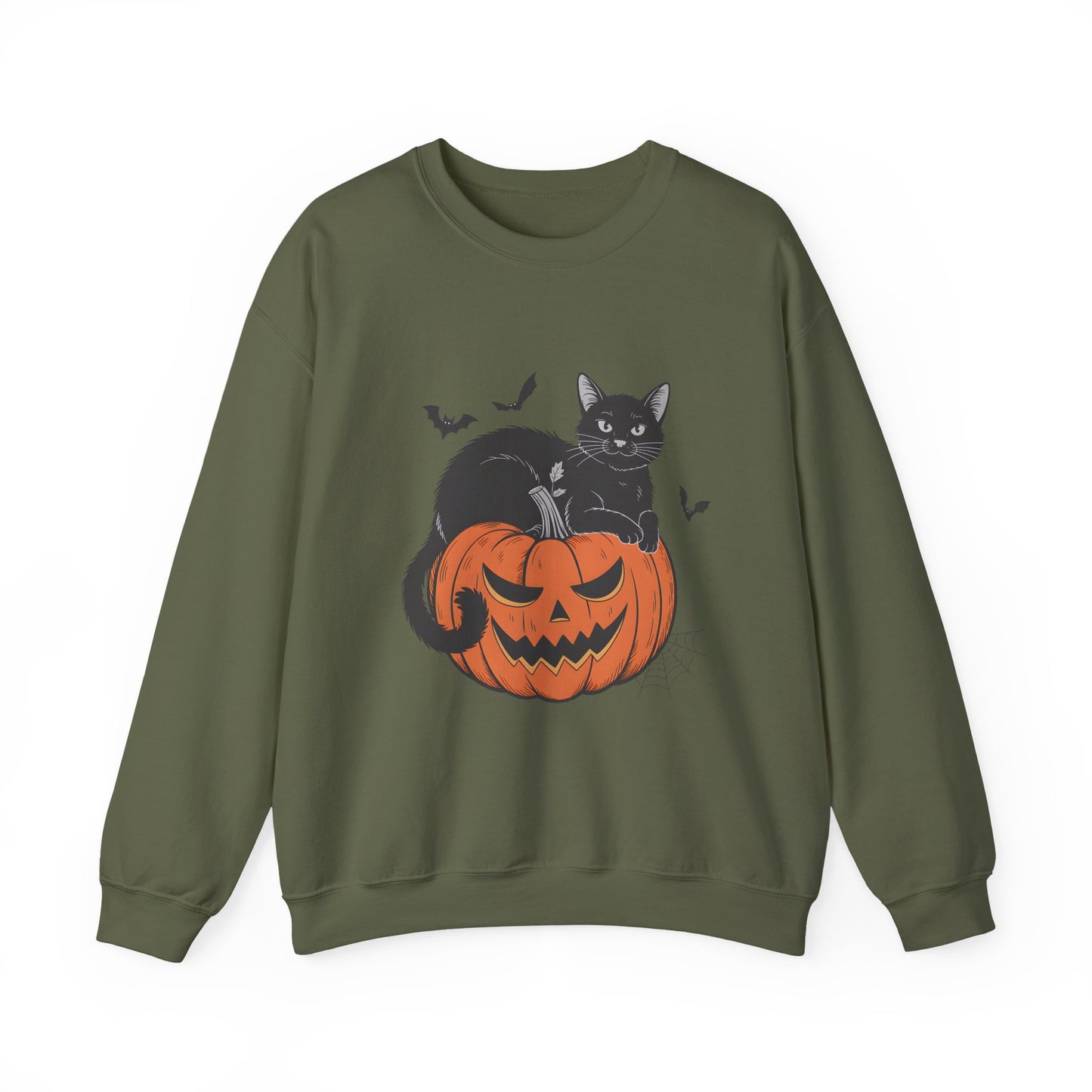 Halloween Black Cat Women's Sweatshirt