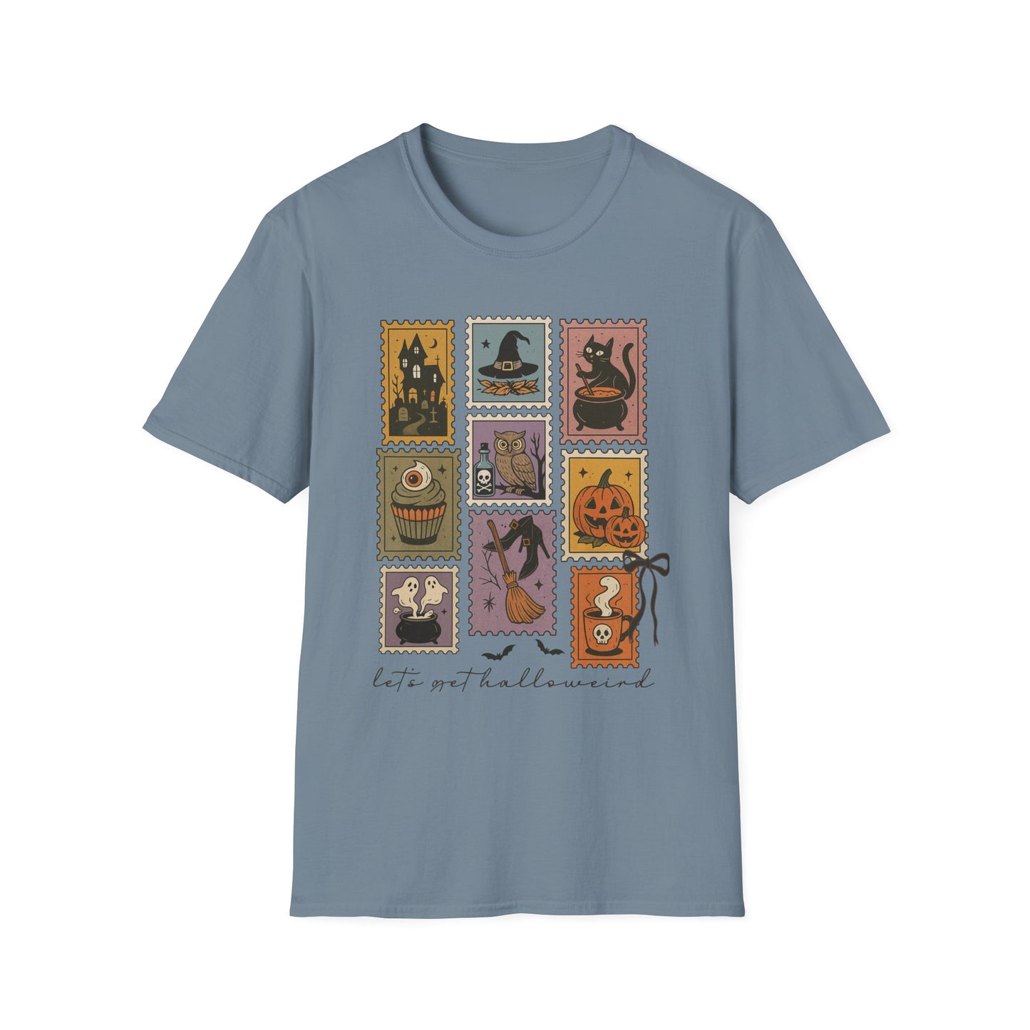 Vintage Halloween Stamp Women's Softstyle Tee