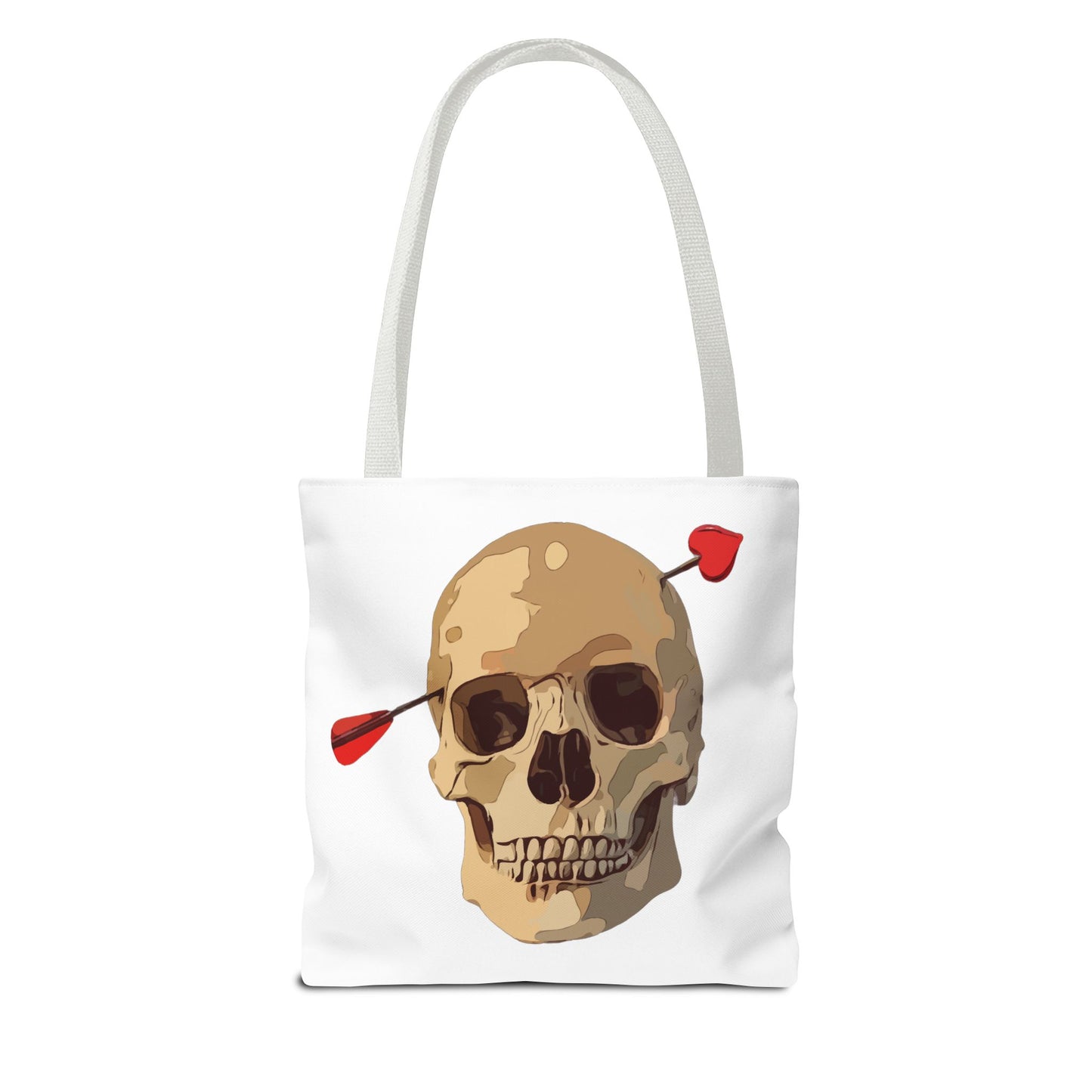 Skull Graphic Cupid Tote Bag: Edgy Elegance Meets Functional Style