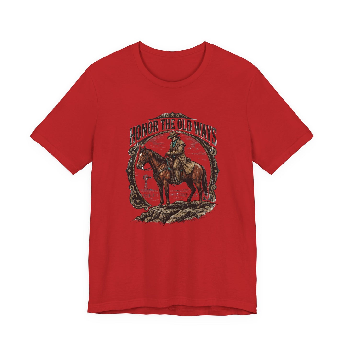 Honor the Old Ways T-Shirt | Western cowboy, vintage Americana