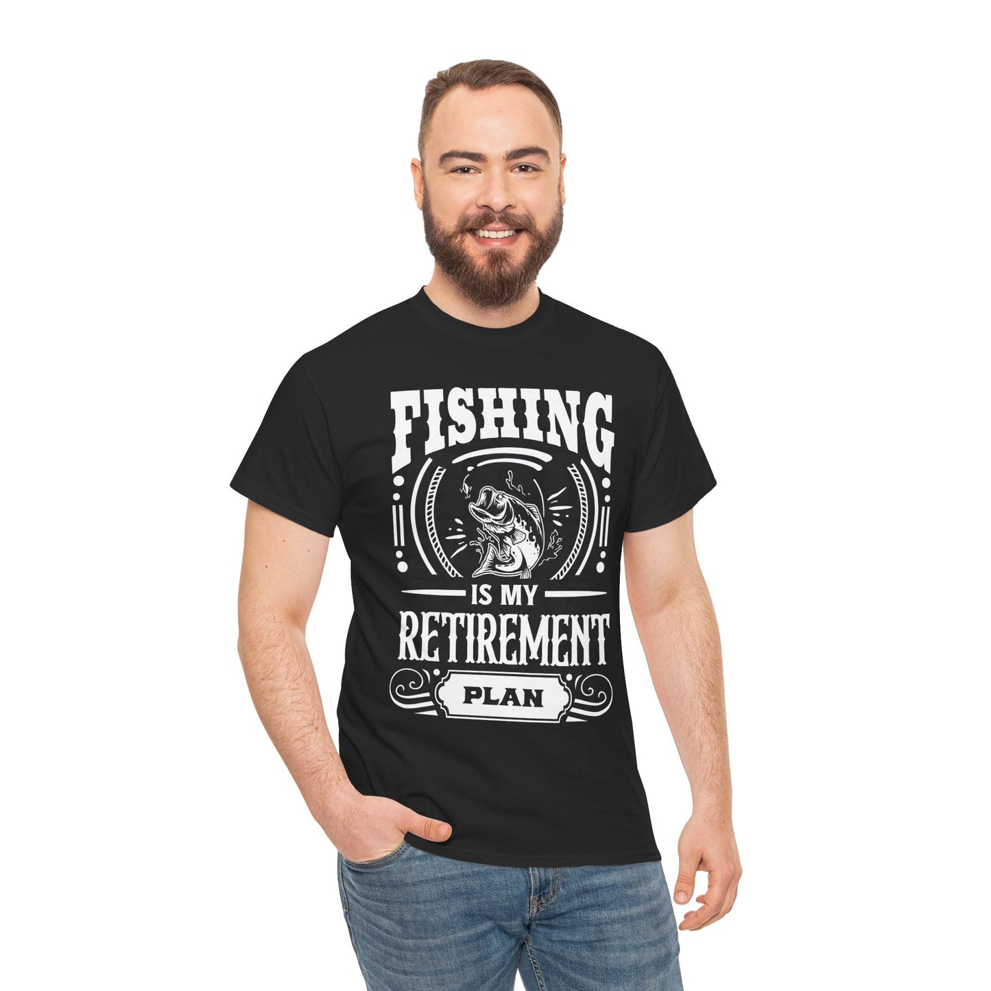 Fishing Is My Retirement Plan: No Stocks, Just Stocks of Tackle T-Shirt for Dad