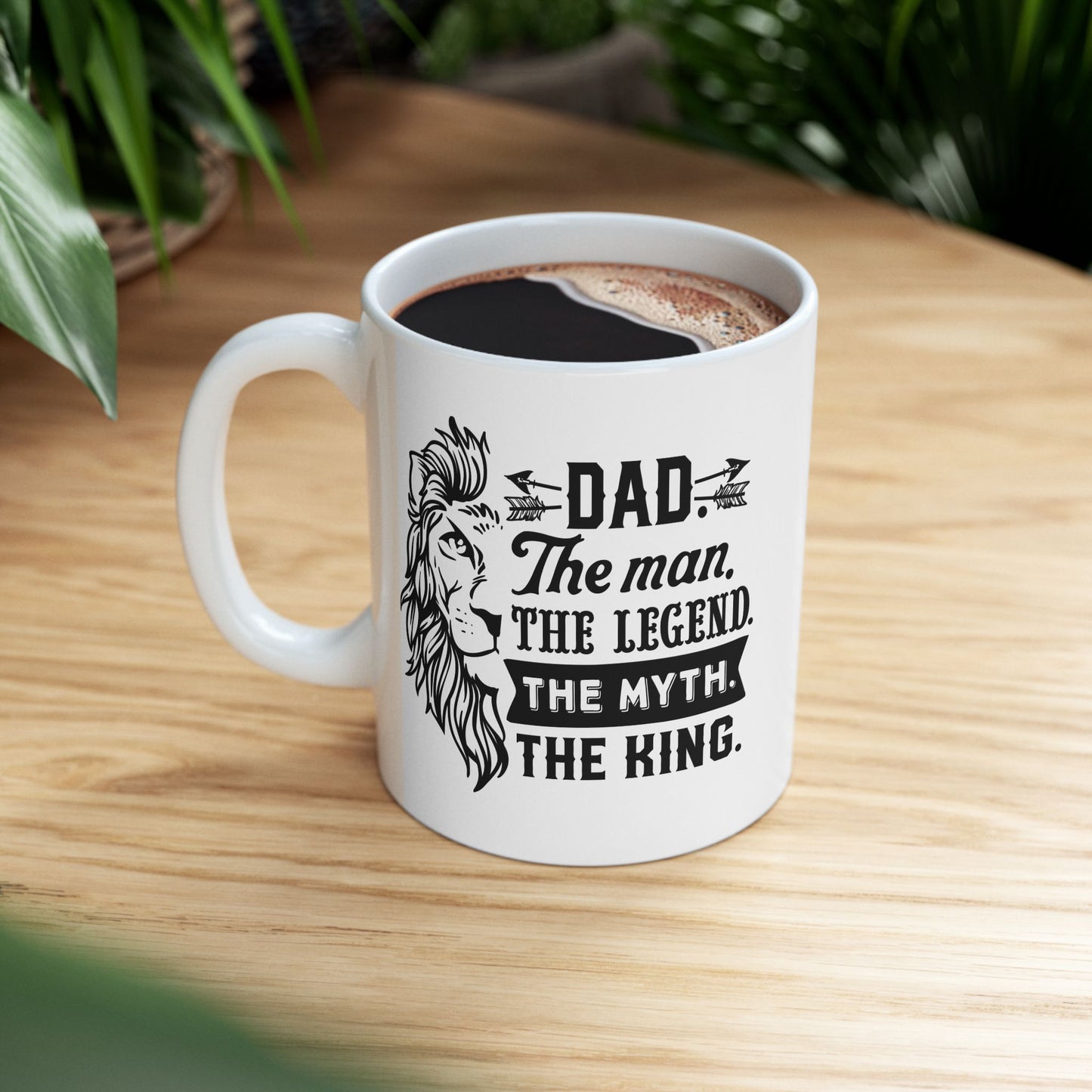 Dad: The Man, The Myth, The Legend Ceramic Mug 11 oz, 15 oz mug