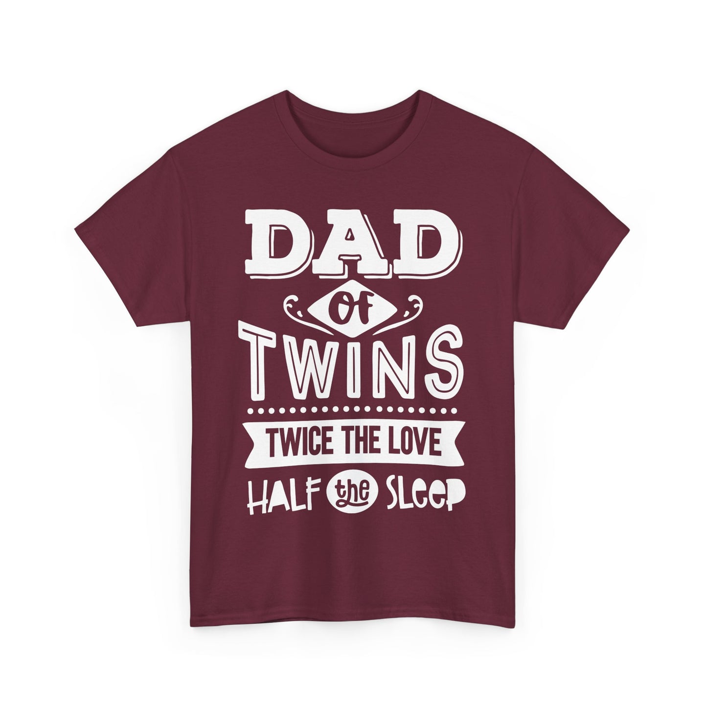 Dad of Twins T-Shirt for Dad for Father's Day