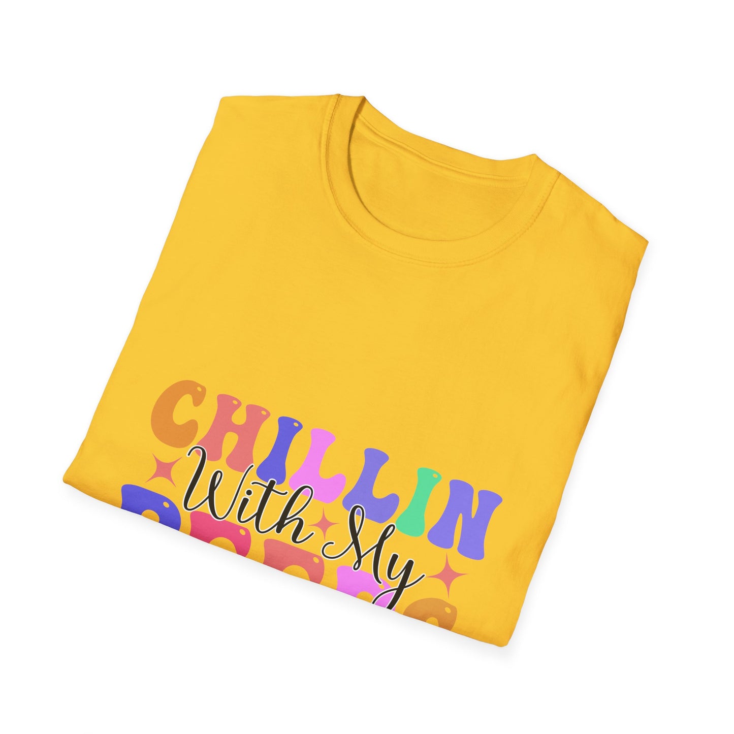 Chillin With My Peeps Unisex T-Shirt, Casual Summer Tee, Friendship Gift, Fun Vibe Shirt, Perfect for Relaxing