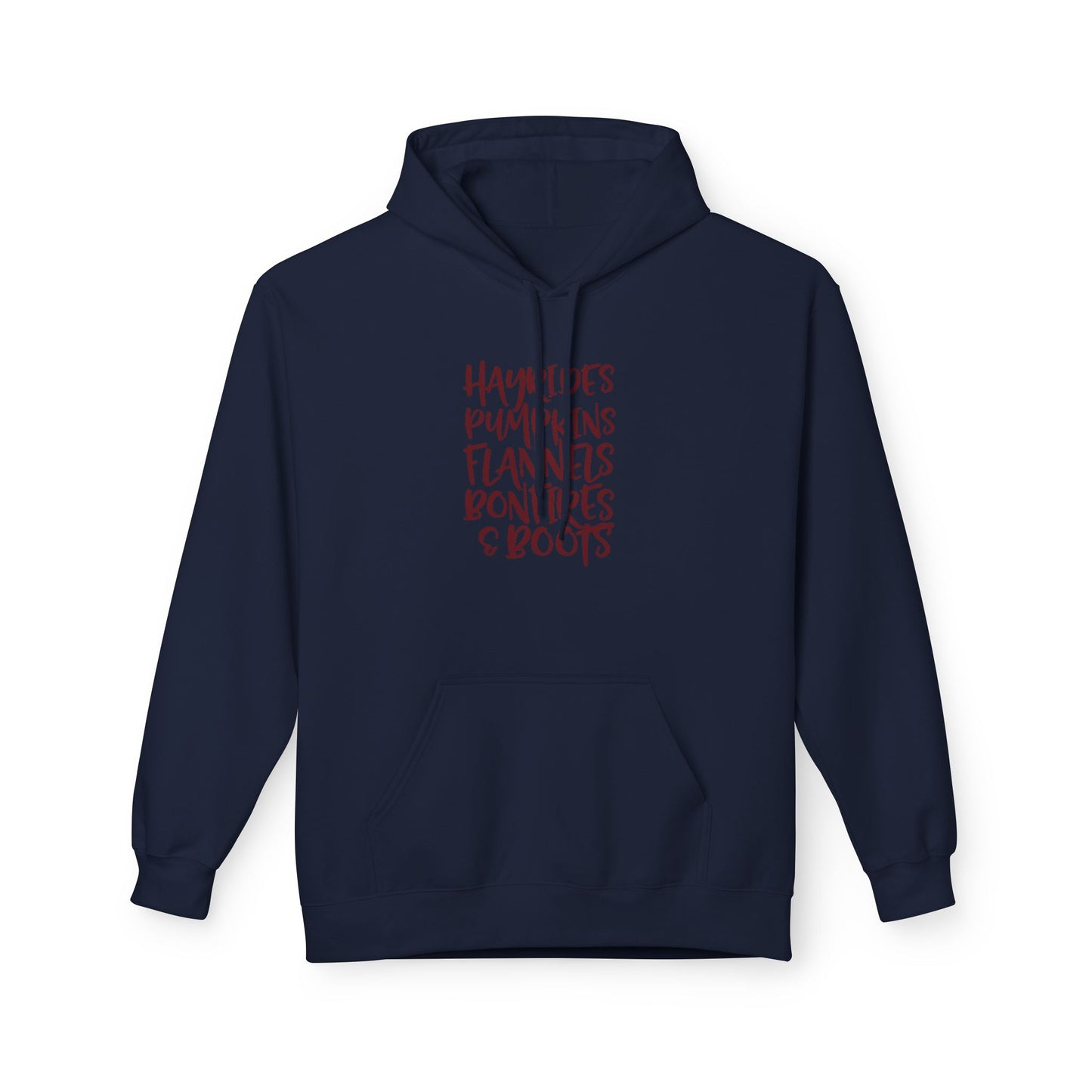 Hayrides, Pumpkins, Flannels Autumn Hoodie