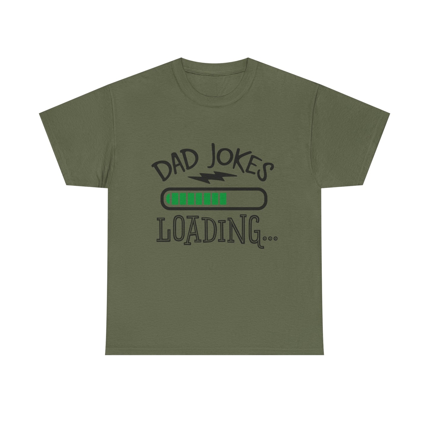 Dad Jokes Loading T-Shirt for Dad for Father's Day