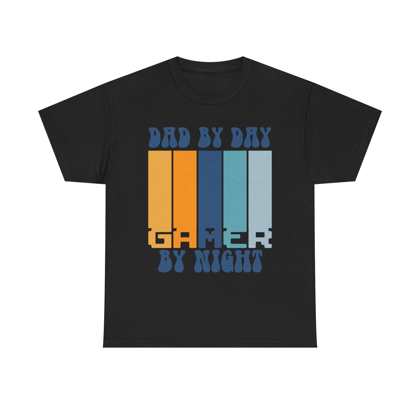 Retro Gen X Dad by Day Gamer by Night T-shirt