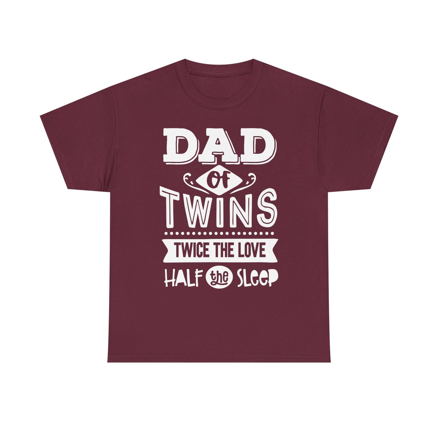 Dad of Twins T-Shirt for Dad for Father's Day