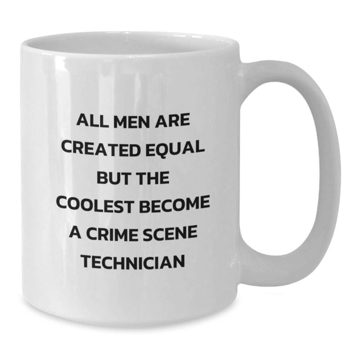 Funny Crime Scene Technician White Coffee Mug Gifts from Friends for Men on Christmas Unique - Additional