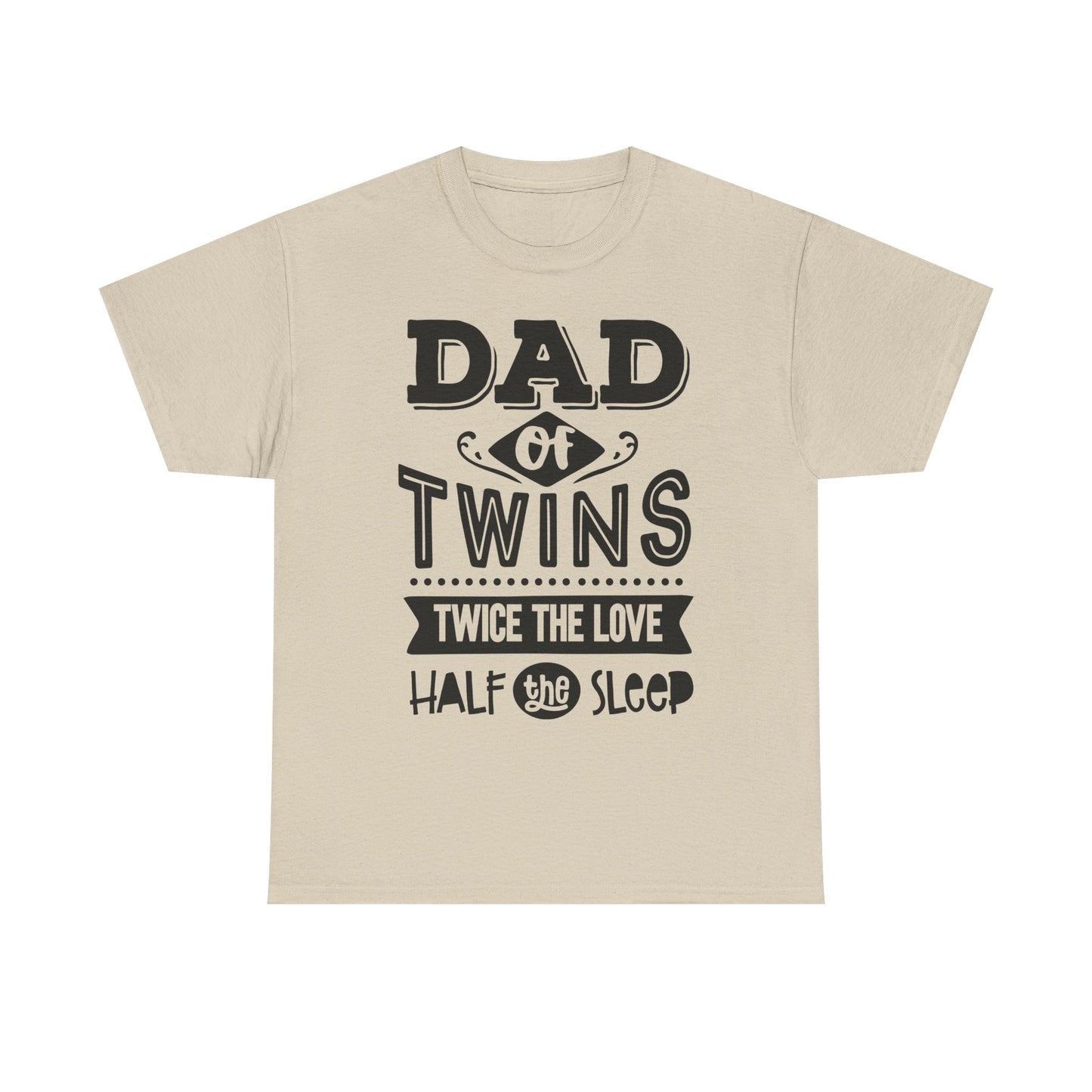 Dad of Twins T-Shirt for Dad for Father's Day