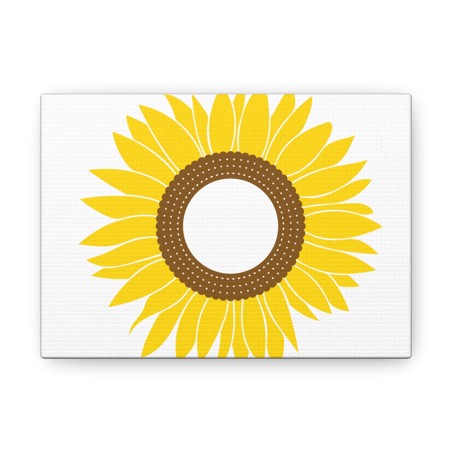 Sunflower Yellow Canvas Print