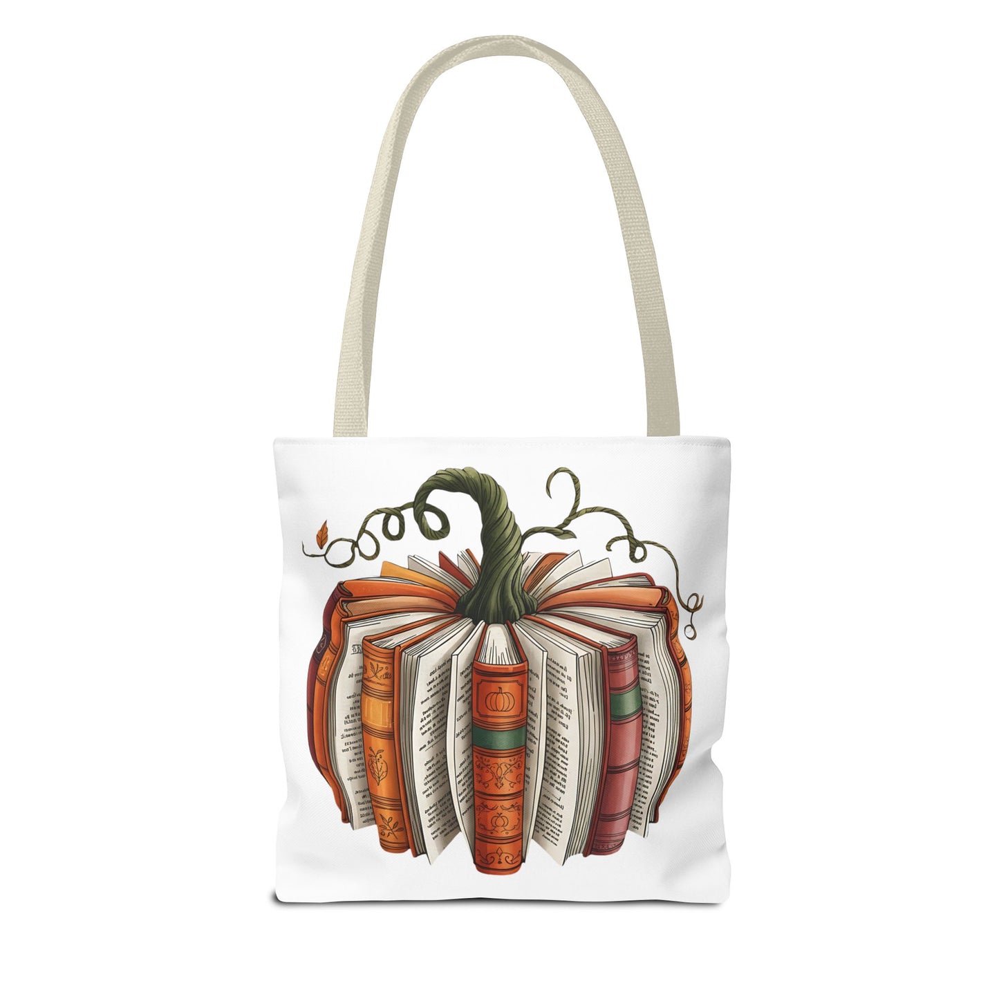 Pumpkin Book Tote Bag