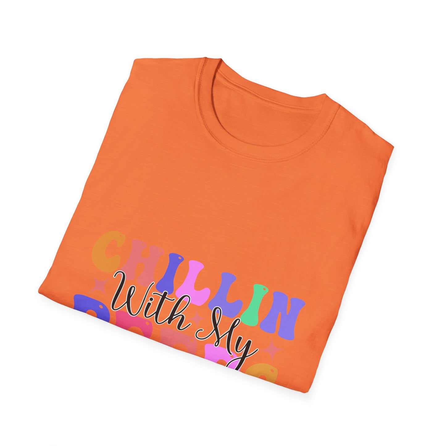 Chillin With My Peeps Unisex T-Shirt, Casual Summer Tee, Friendship Gift, Fun Vibe Shirt, Perfect for Relaxing