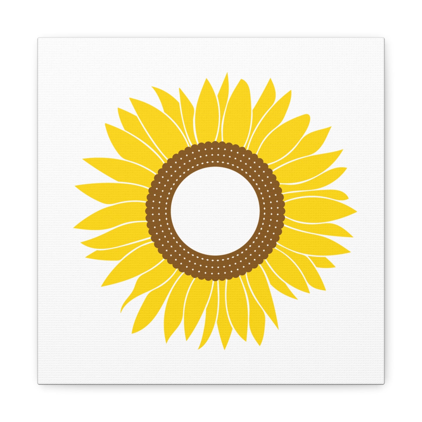 Sunflower Yellow Canvas Print