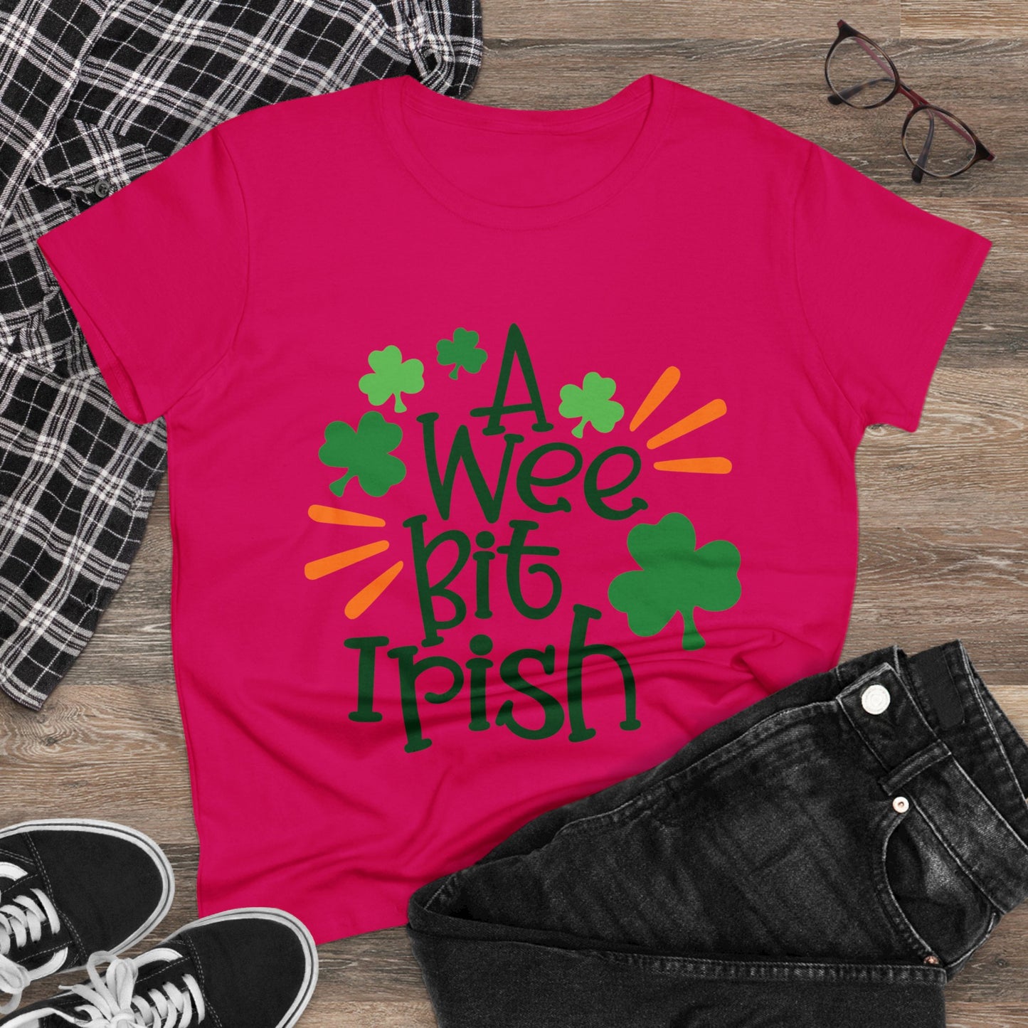 A Wee Bit Irish St. Patrick's Day Women's T-Shirt