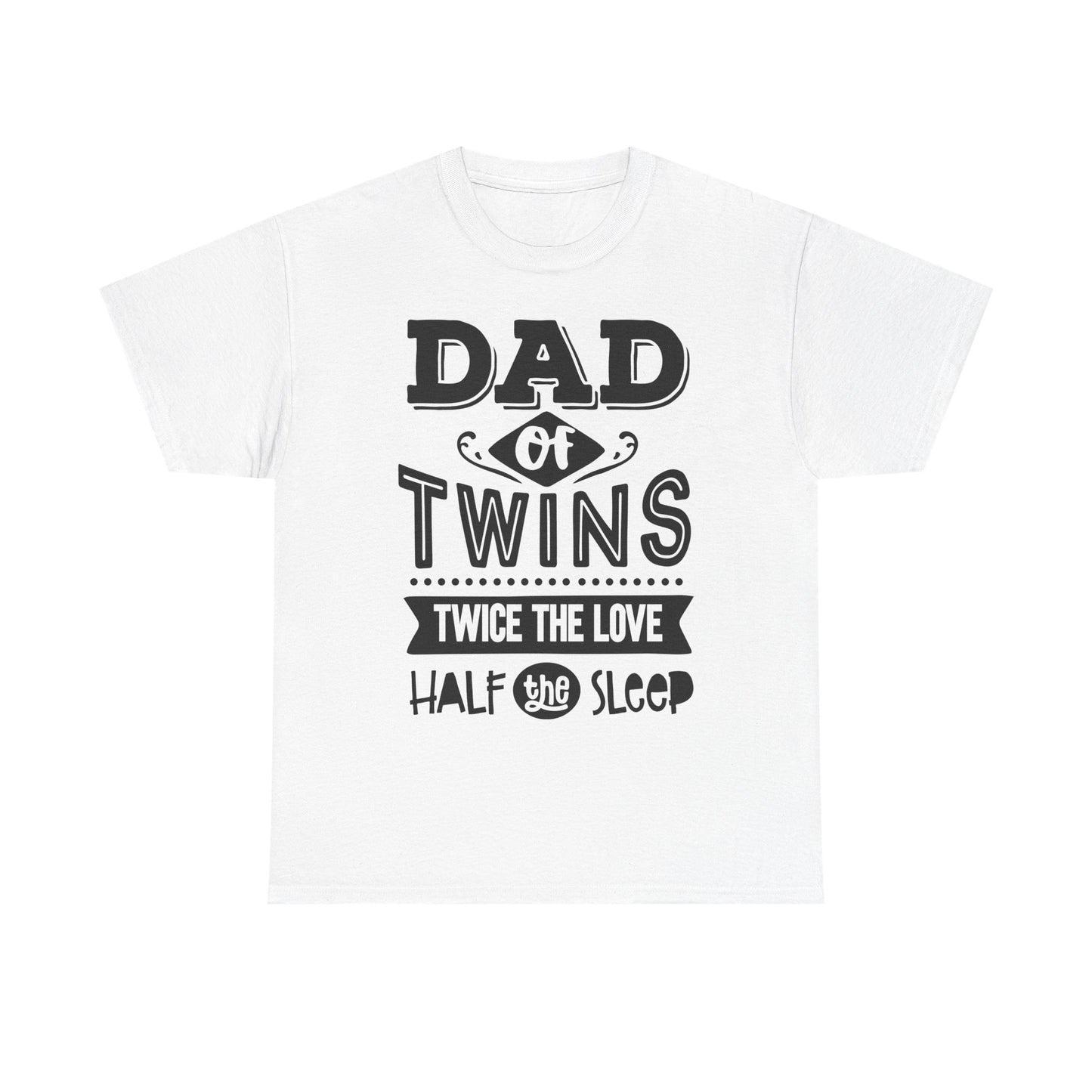 Dad of Twins T-Shirt for Dad for Father's Day