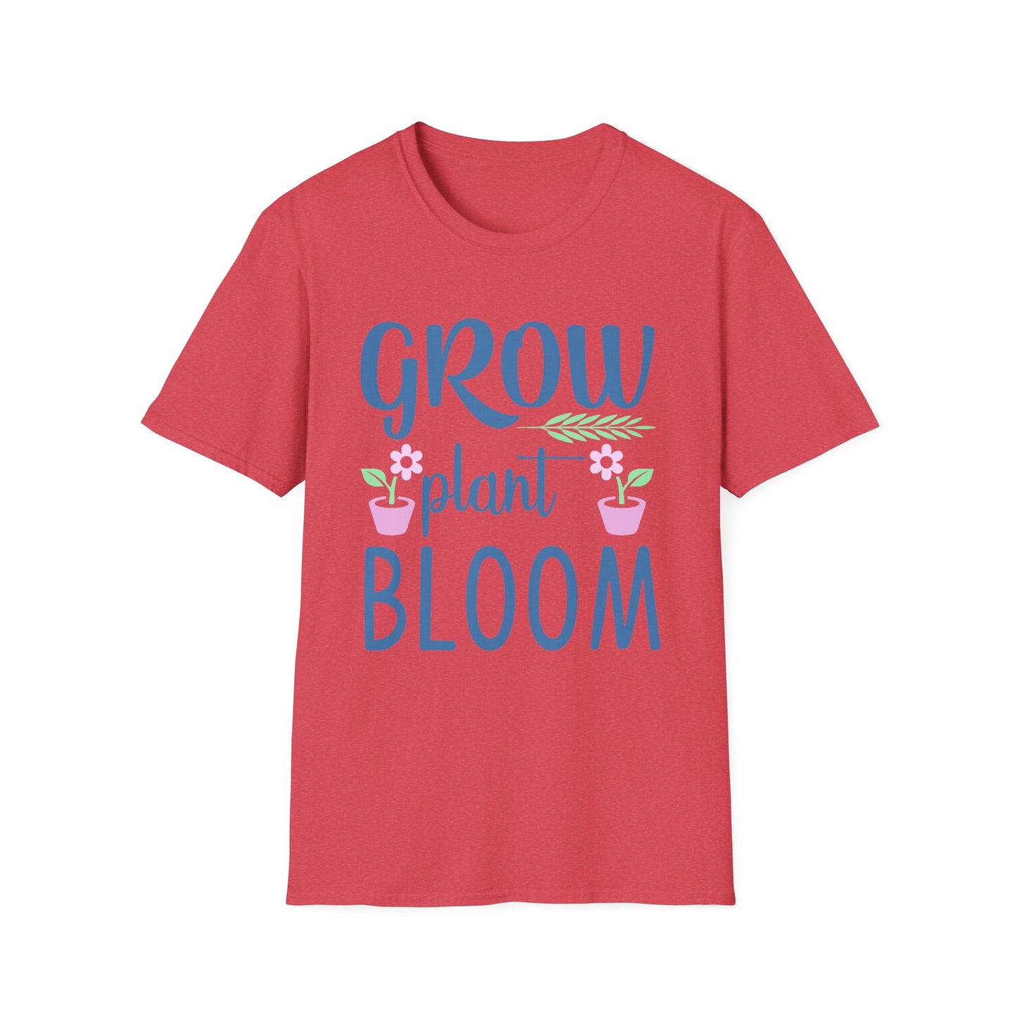 Grow Plant Bloom T-Shirt – Inspirational Gardener Tee