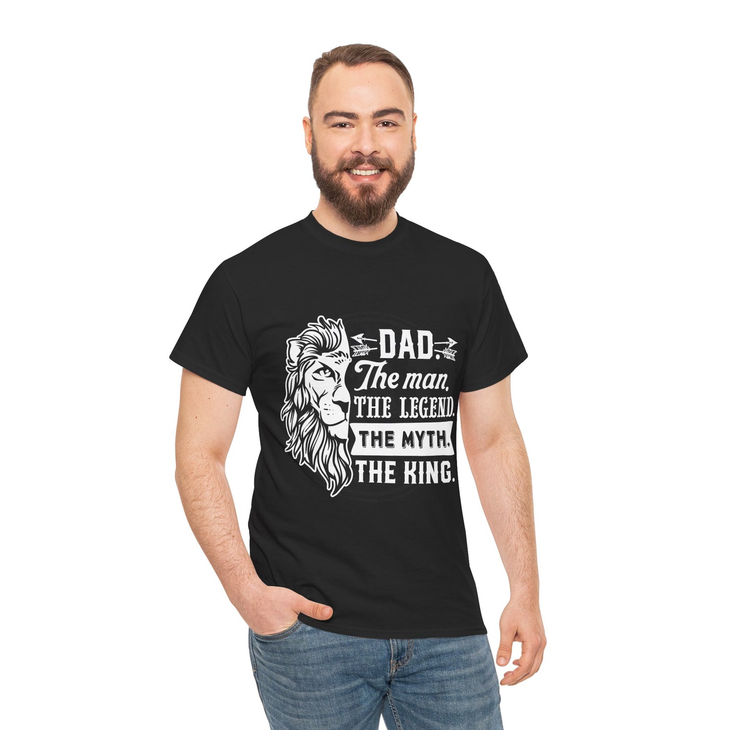 Dad, The Man, The Myth, The Legend, The King T-Shirt for Dad for Father's Day
