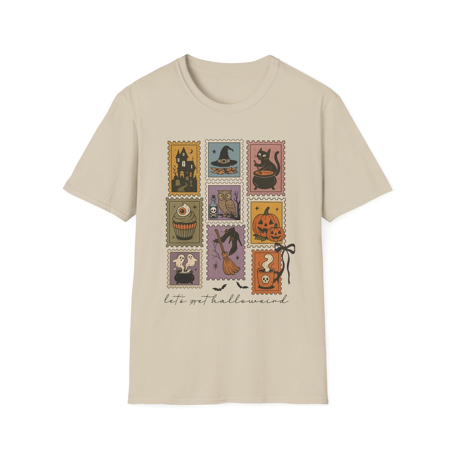 Vintage Halloween Stamp Women's Softstyle Tee