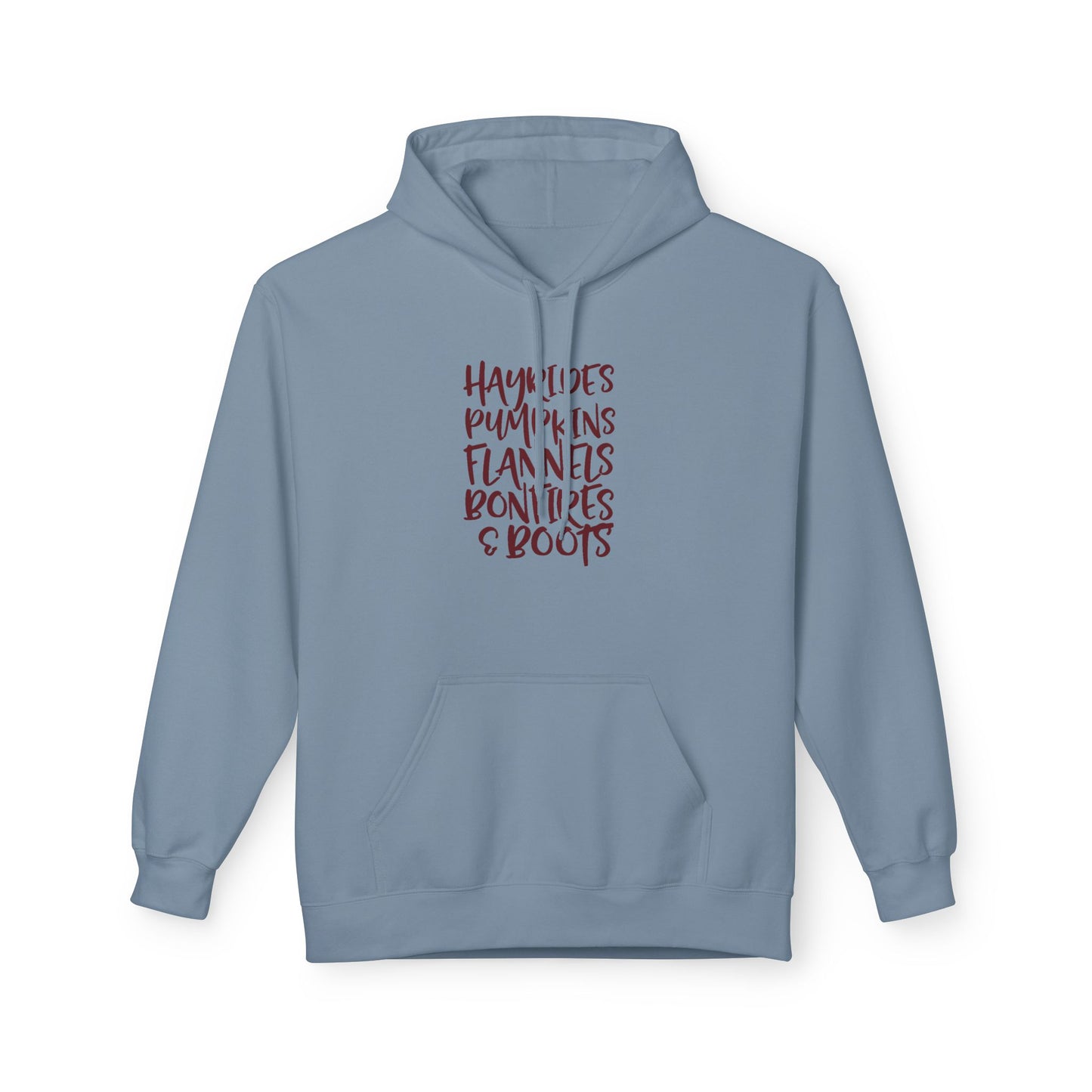 Hayrides, Pumpkins, Flannels Autumn Hoodie