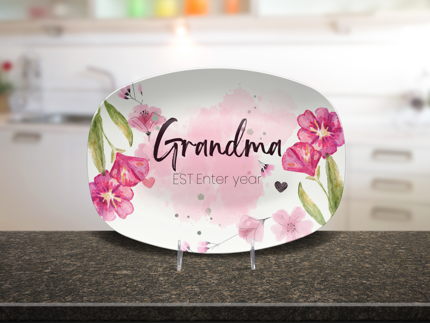 Personalized Grandma Platter