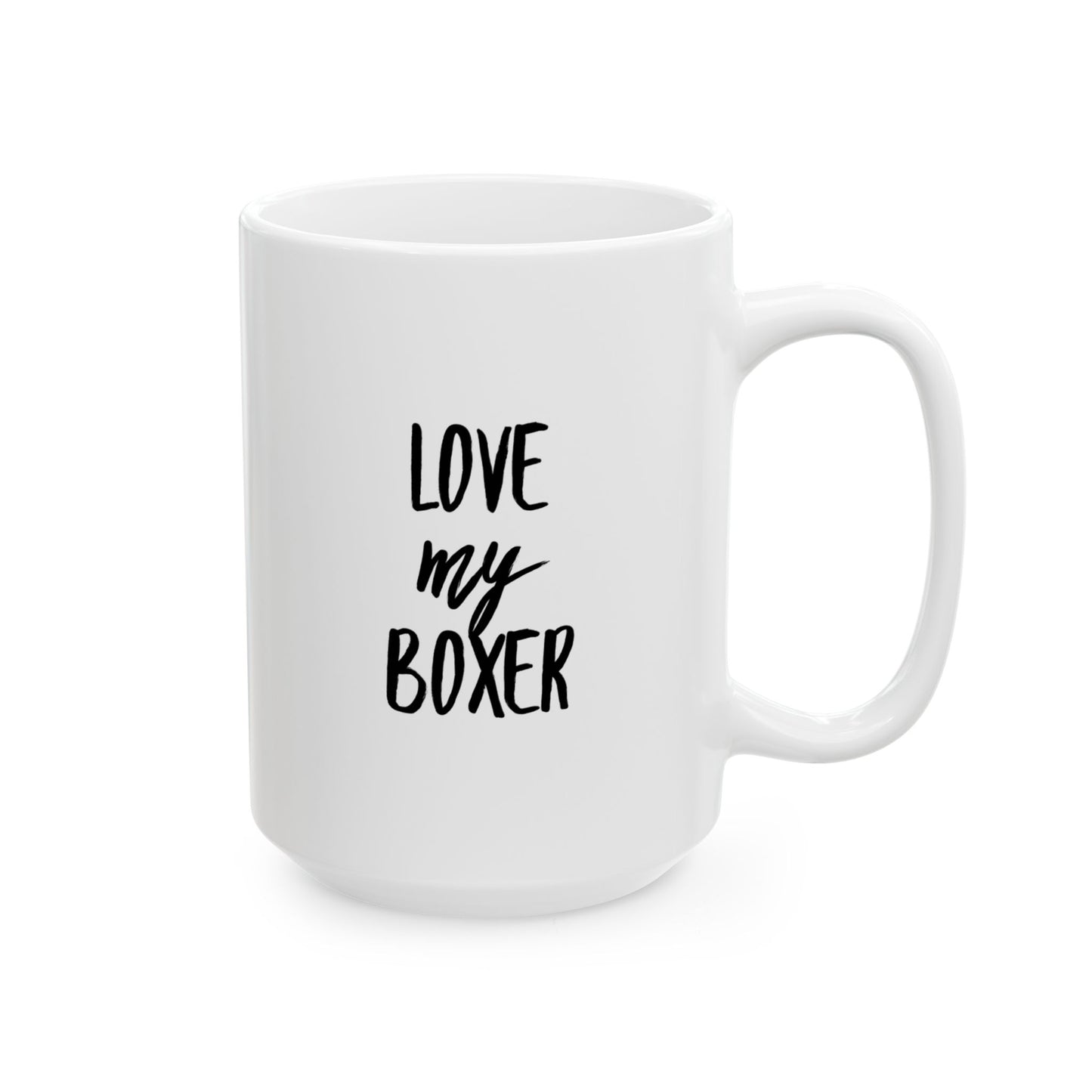 Boxer Love Ceramic Mug (11oz, 15oz)