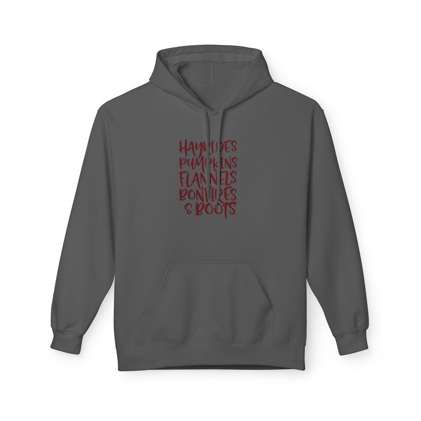 Hayrides, Pumpkins, Flannels Autumn Hoodie