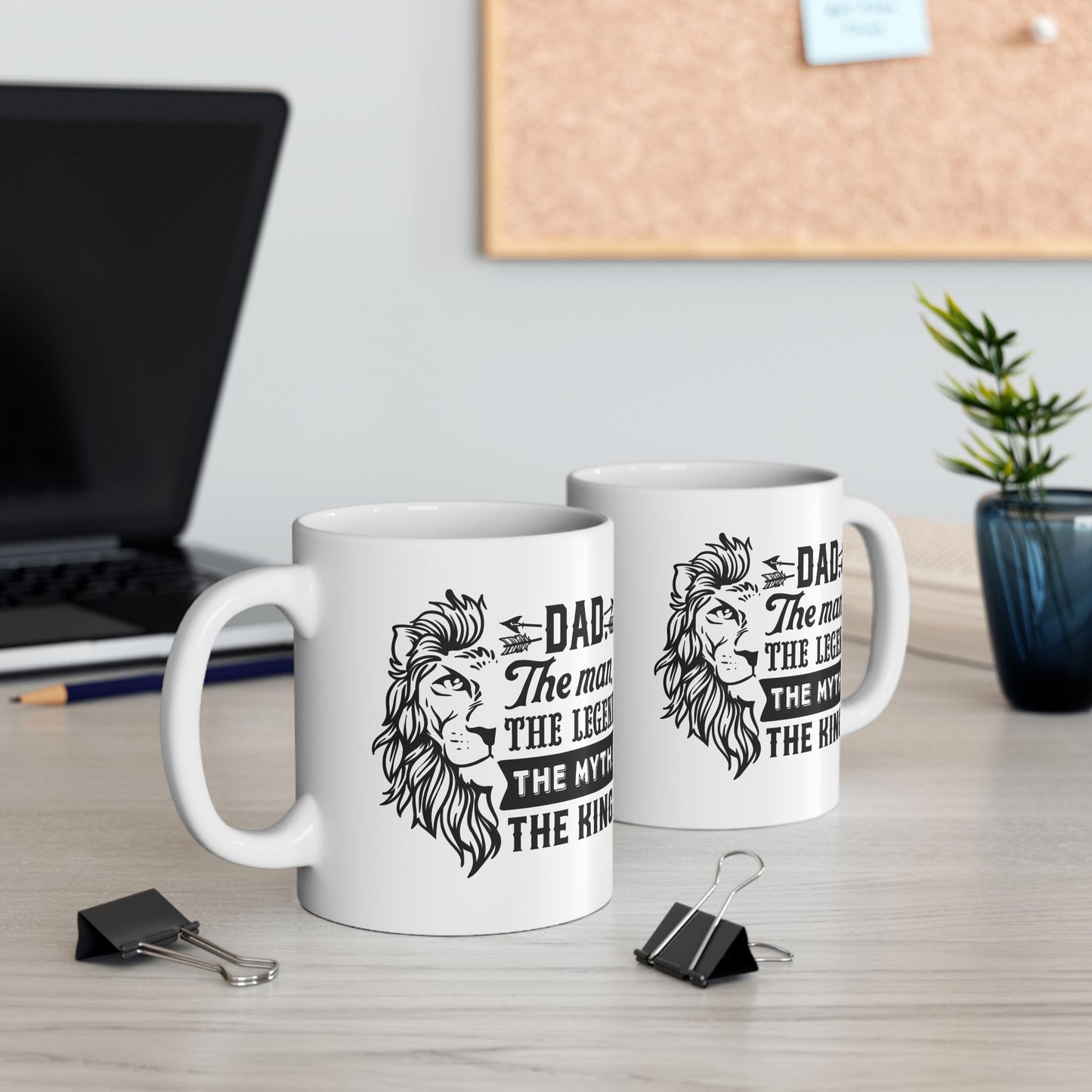 Dad: The Man, The Myth, The Legend Ceramic Mug 11 oz, 15 oz mug