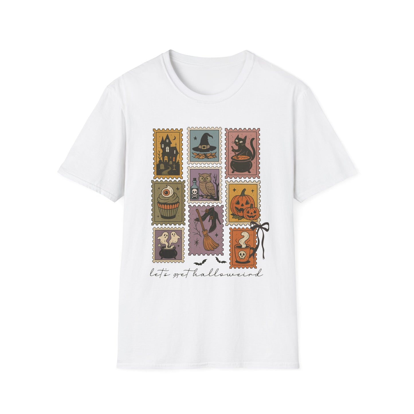 Vintage Halloween Stamp Women's Softstyle Tee