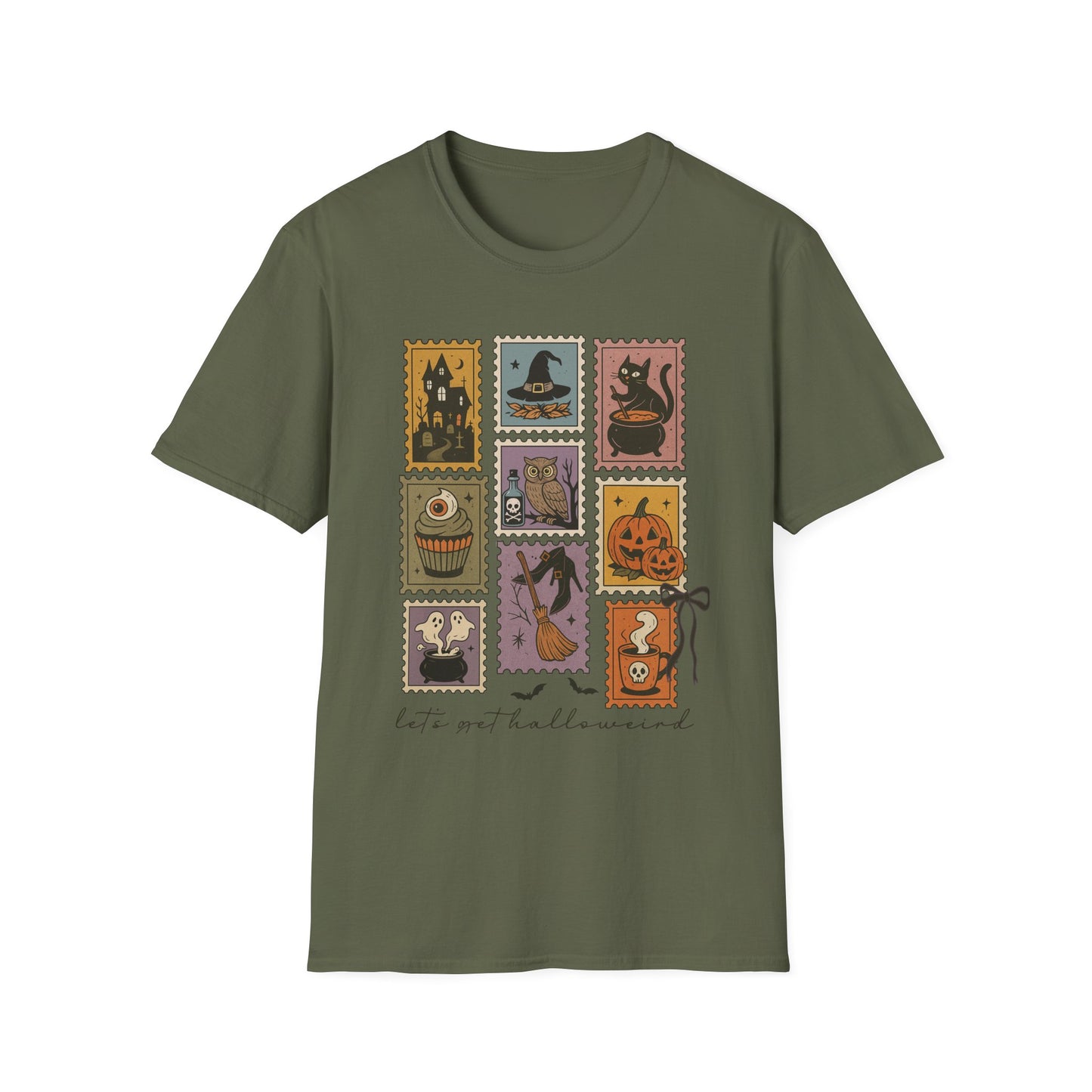 Vintage Halloween Stamp Women's Softstyle Tee