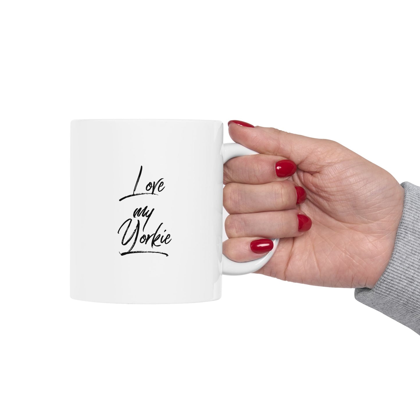 Yorkie Love Ceramic Mug (11oz, 15oz)