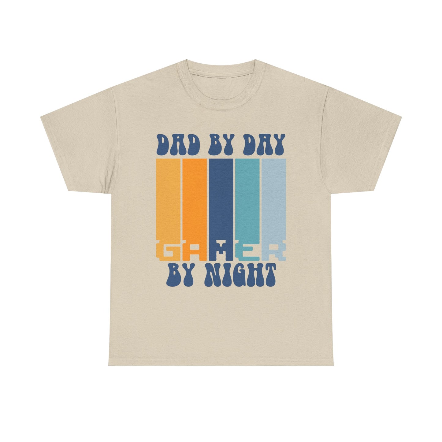 Retro Gen X Dad by Day Gamer by Night T-shirt