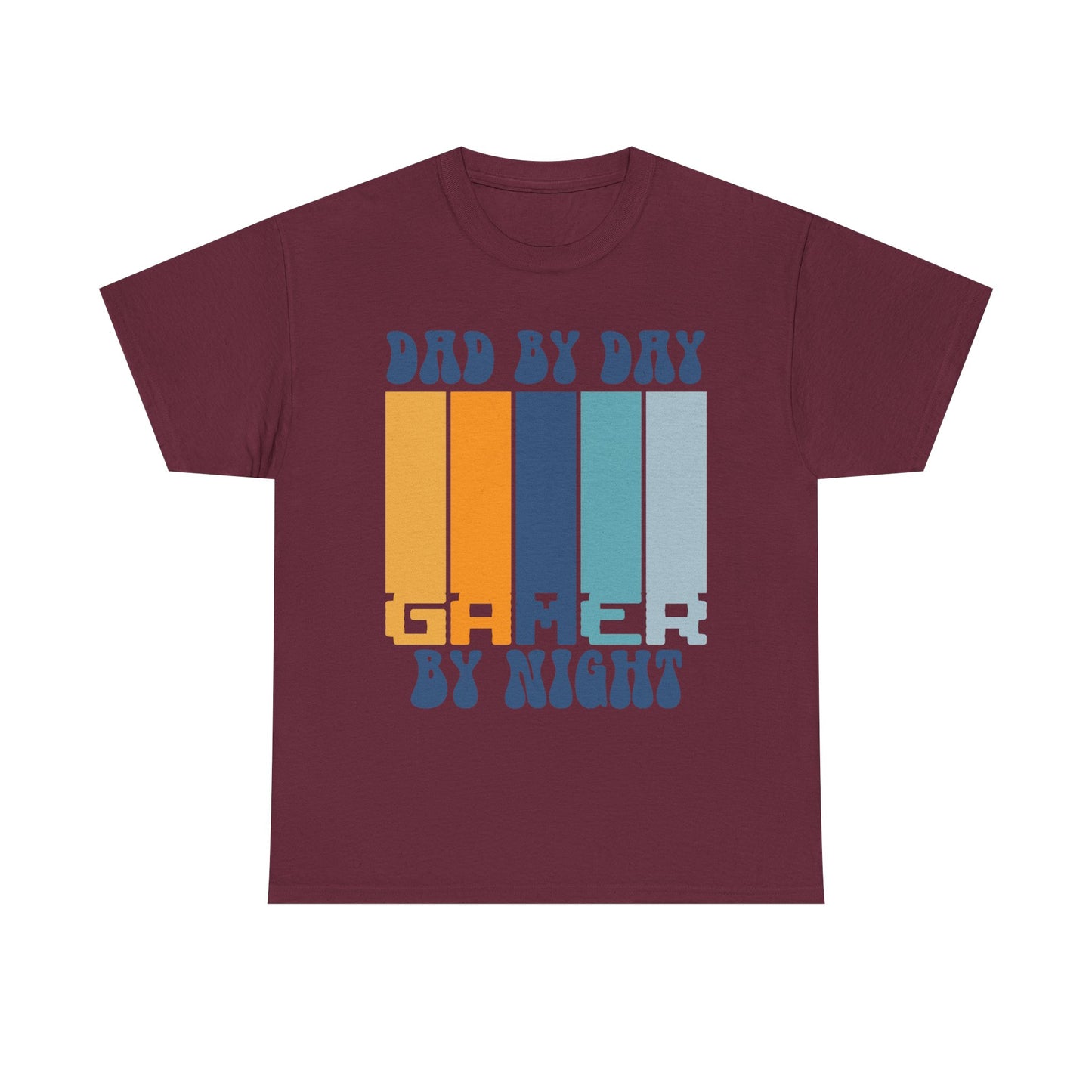 Retro Gen X Dad by Day Gamer by Night T-shirt