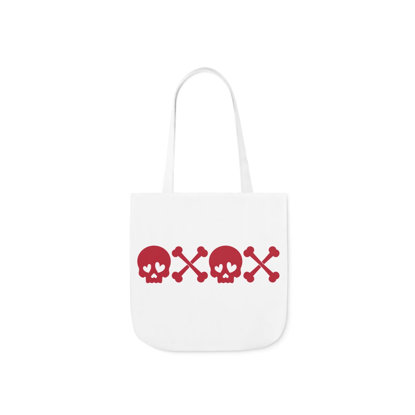 Skull Polyester Canvas Tote Bag Bag