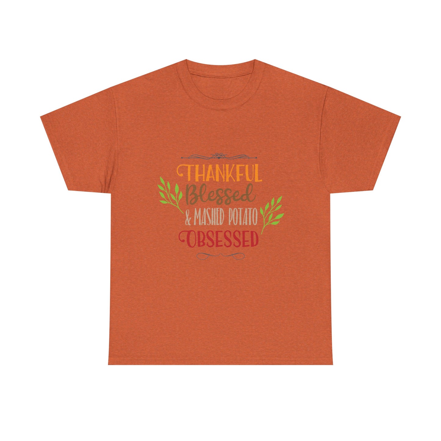 Mashed Potato Obsessed Funny Family Thanksgiving Tee