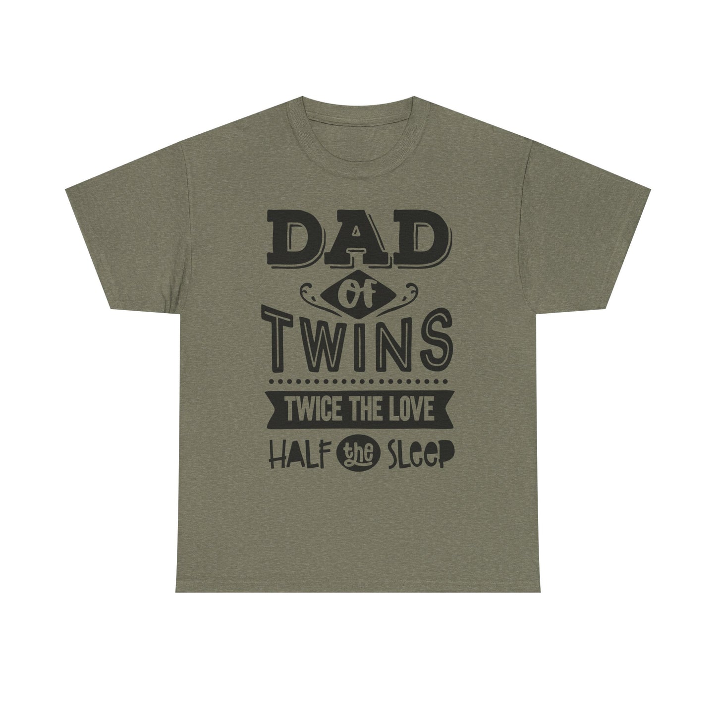 Dad of Twins T-Shirt for Dad for Father's Day