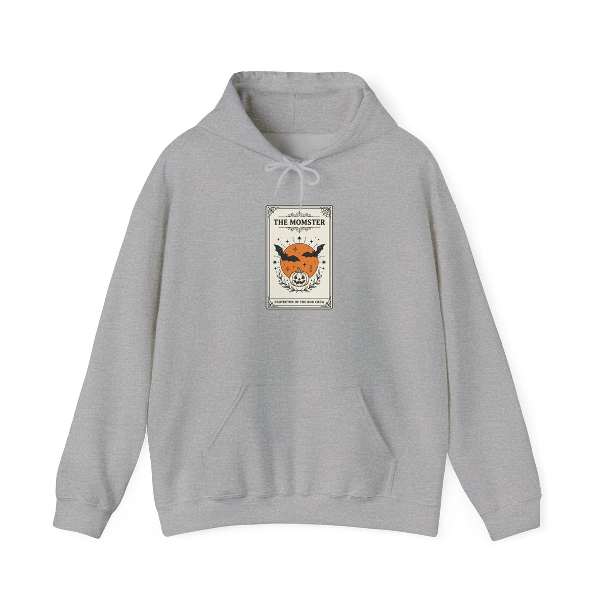 Momster Pumpkin Crest Hoodie | Halloween Momster, Spooky Retro