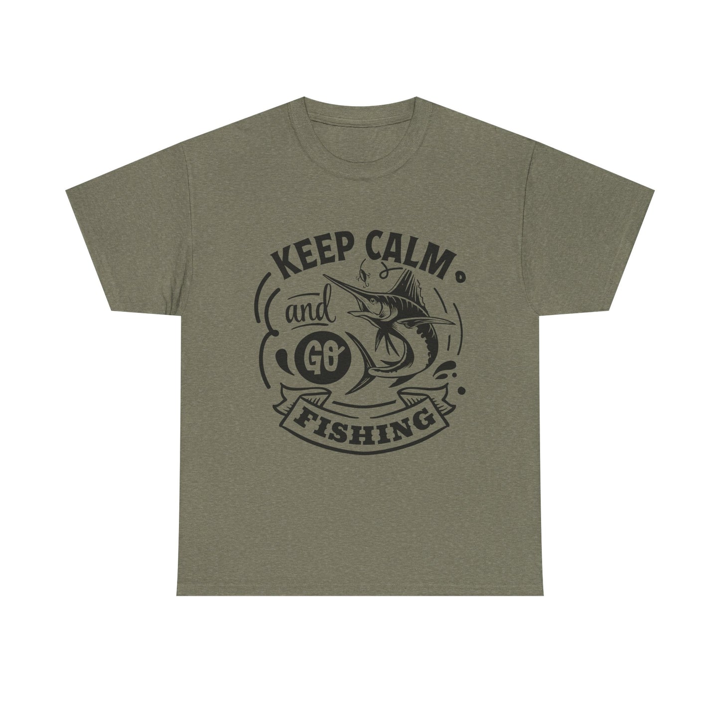 Keep Calm and Go Fishing T-Shirt for Dad