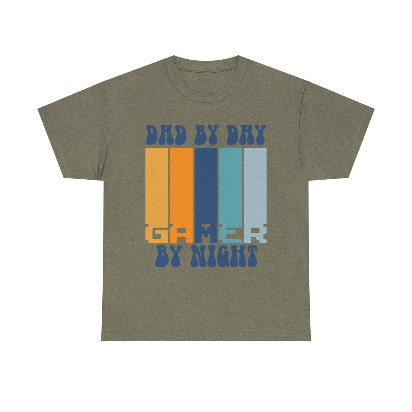 Retro Gen X Dad by Day Gamer by Night T-shirt