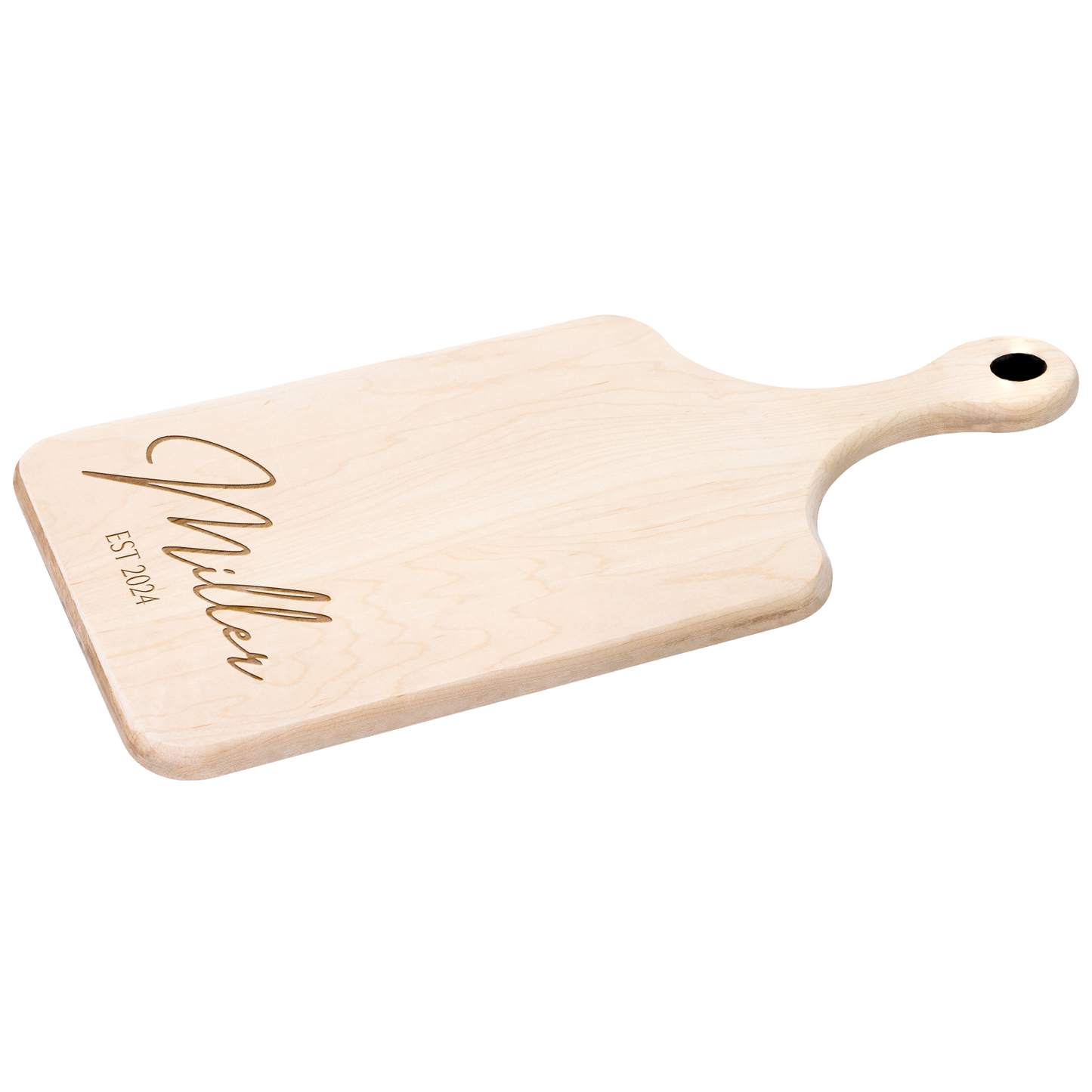 Personalized Hardwood Charcuterie Board - Made in USA