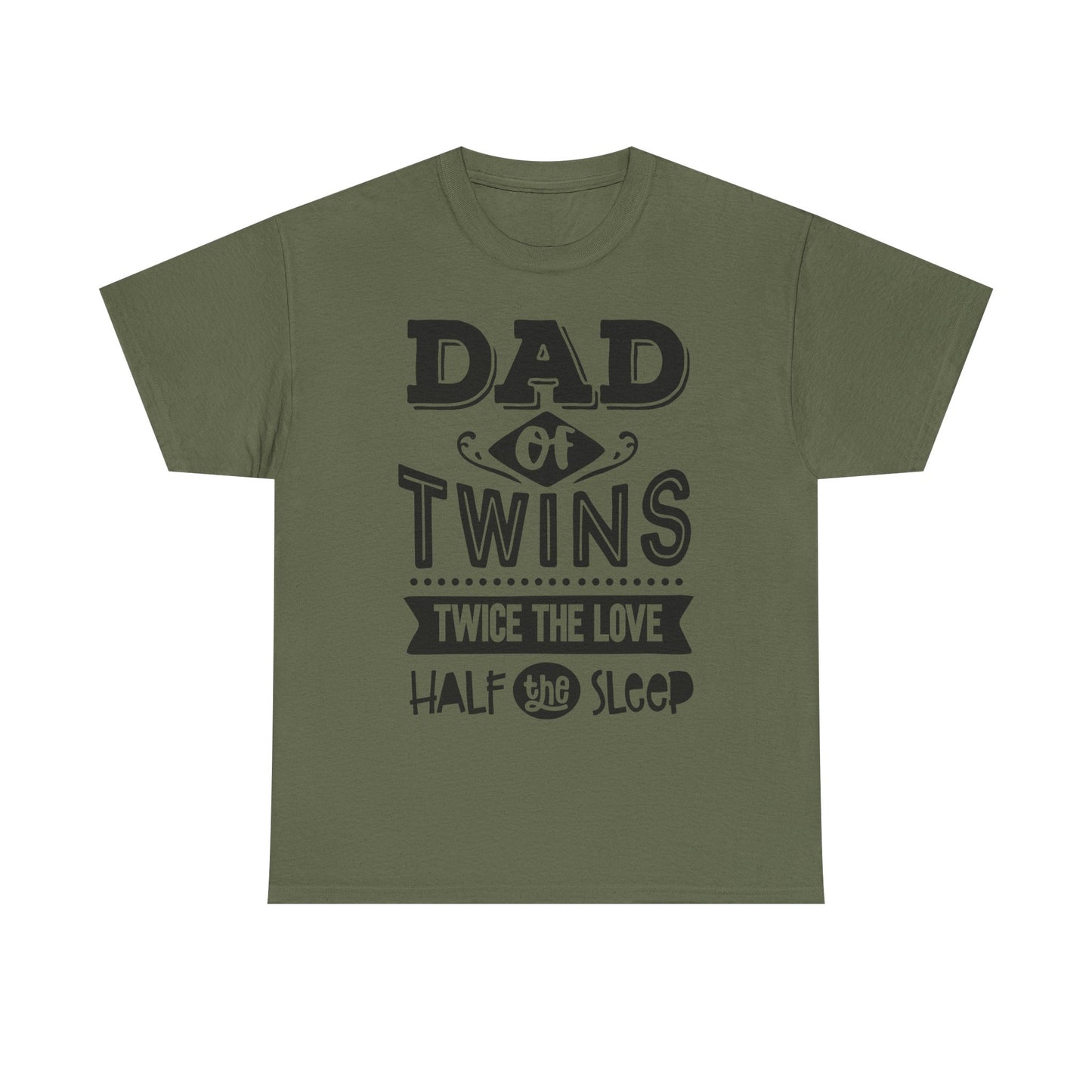Dad of Twins T-Shirt for Dad for Father's Day
