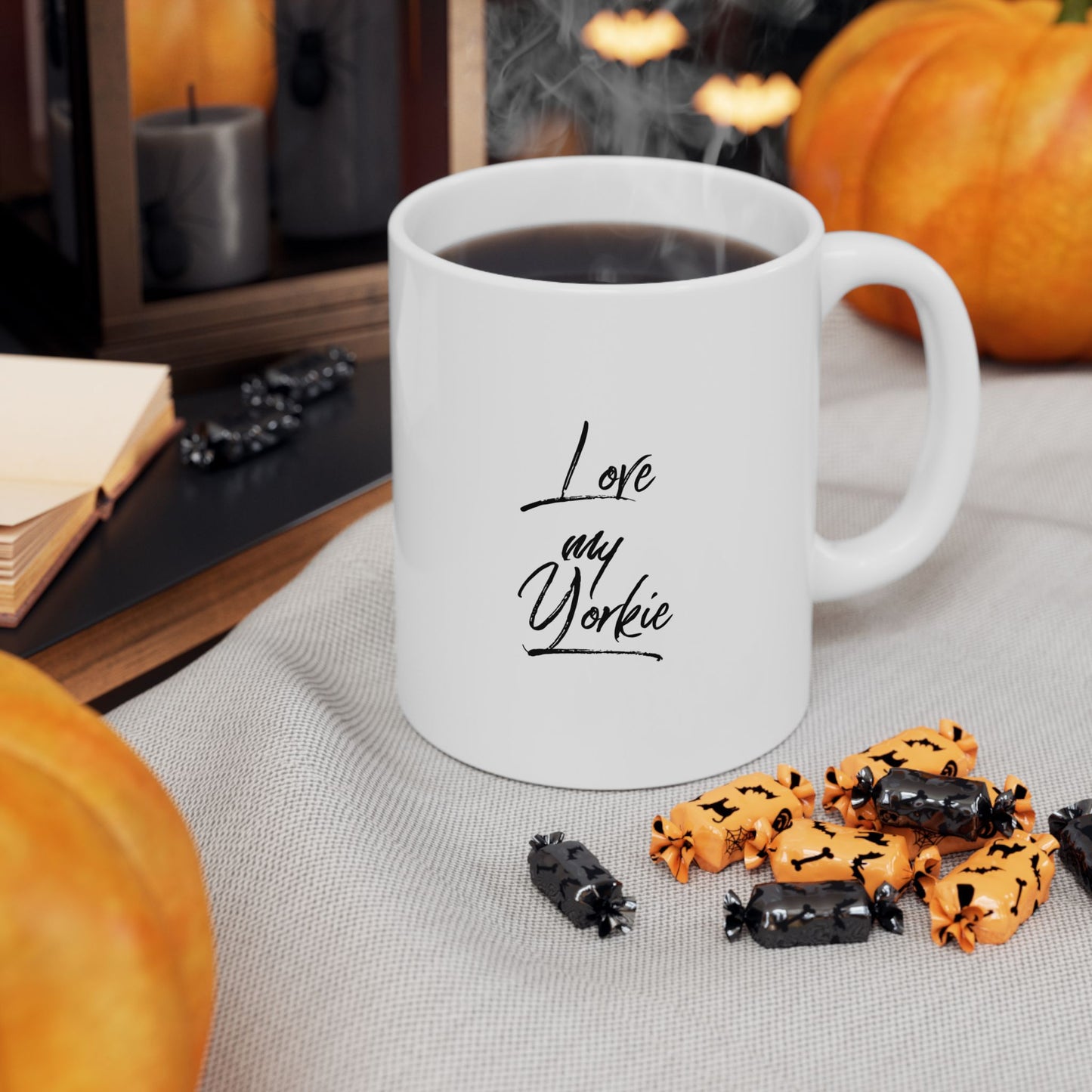 Yorkie Love Ceramic Mug (11oz, 15oz)