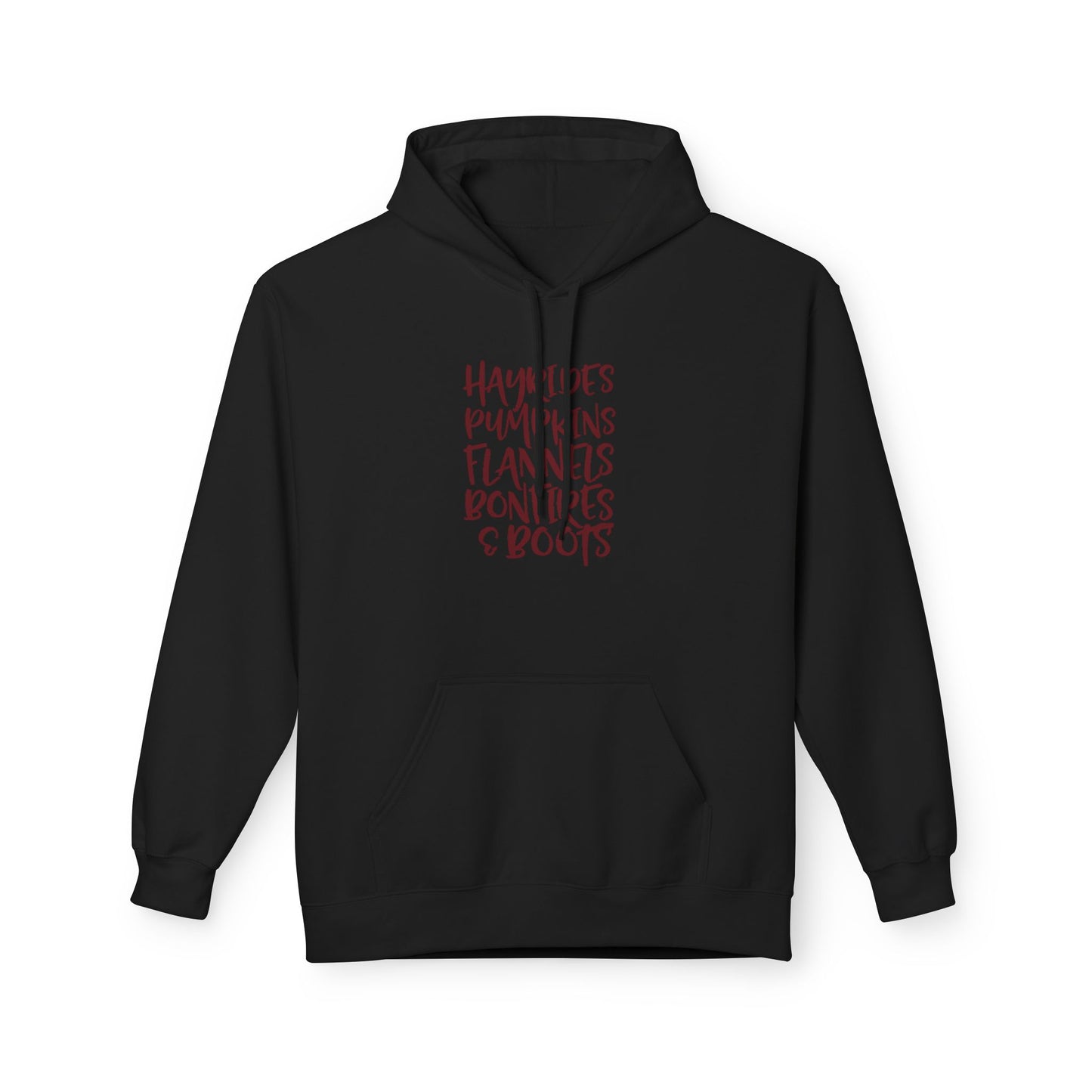 Hayrides, Pumpkins, Flannels Autumn Hoodie