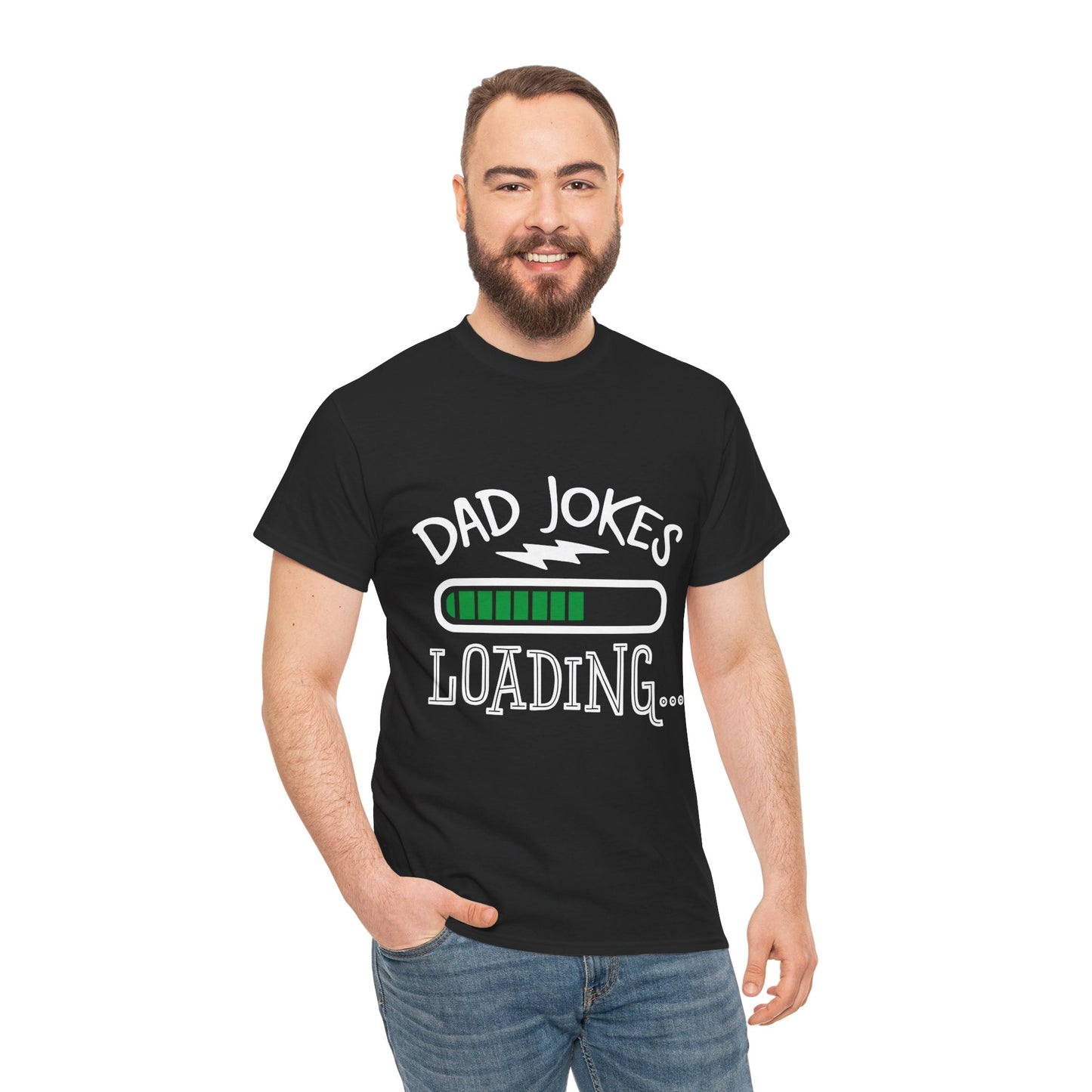 Dad Jokes Loading T-Shirt for Dad for Father's Day