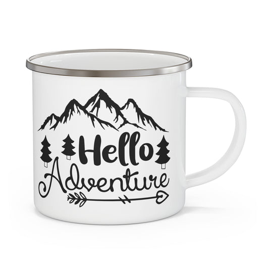 Hello Adventure Camping Mug