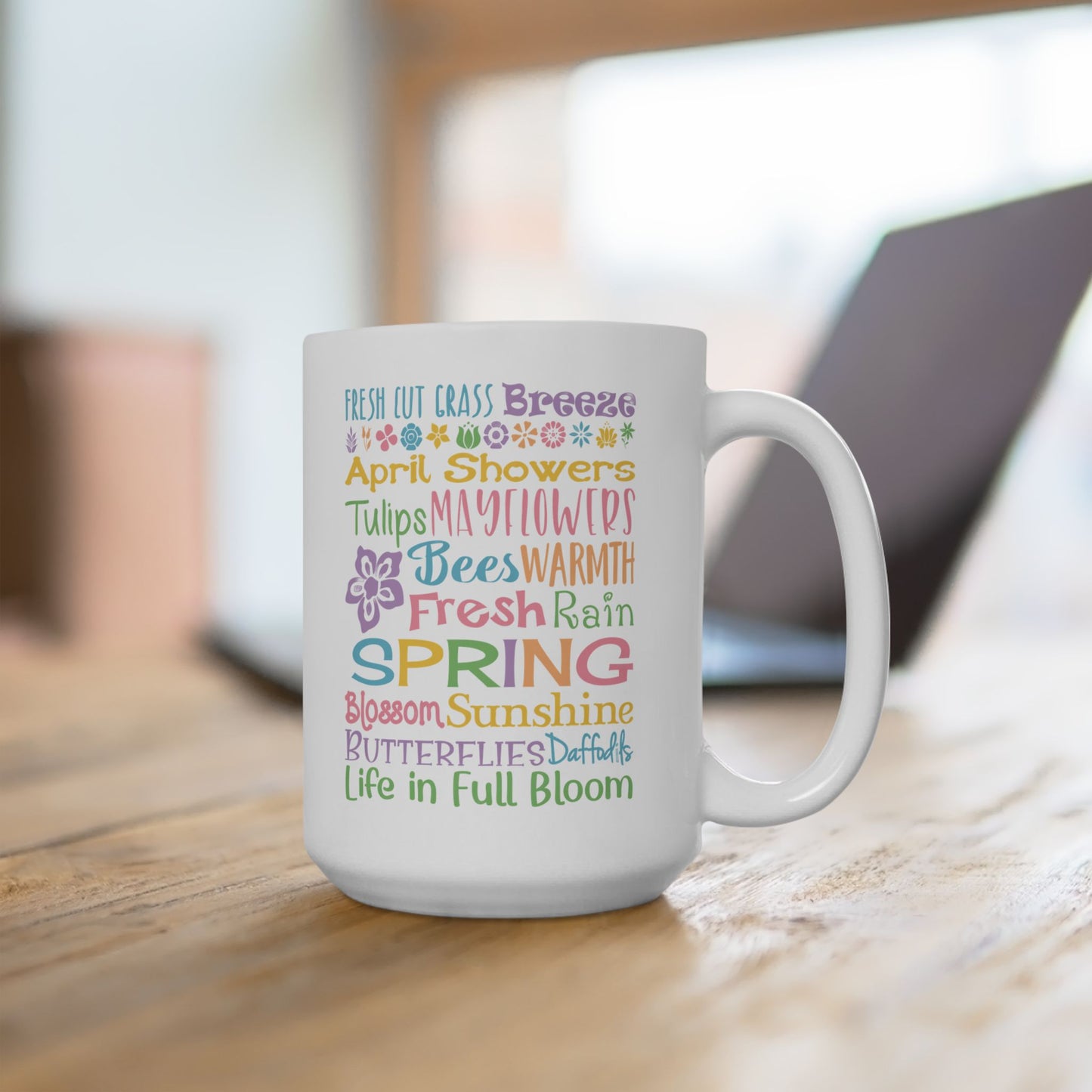 Spring Word Riot Ceramic Mug — 11oz & 15oz
