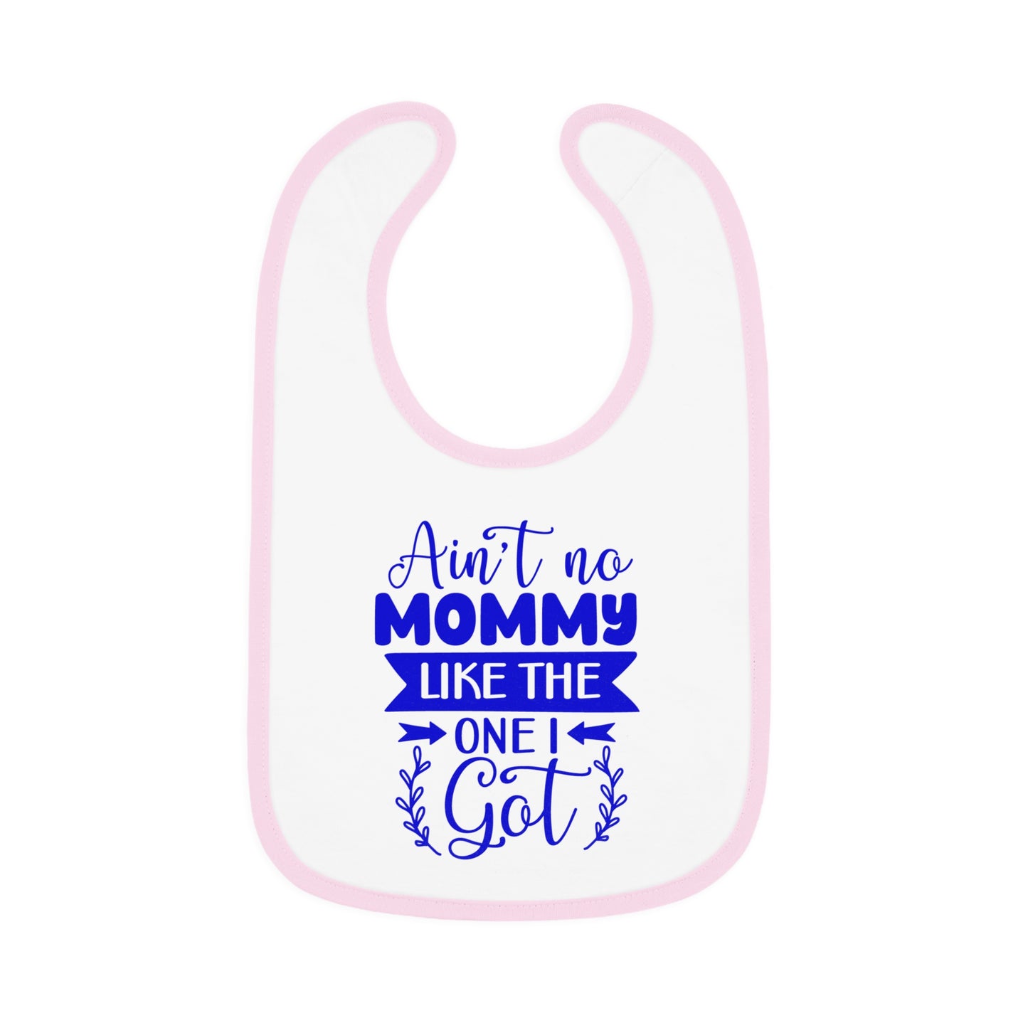 Baby Bibs, Personalized Contrast Trim Bib for Mealtime Fun, Secure Velcro Closure Teething Bibs, Best Baby Gift for New Parents